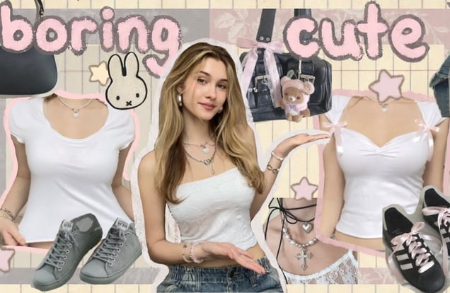 how to make ur BASIC clothes look CUTE⋆୨୧˚⋆ ˚。 img